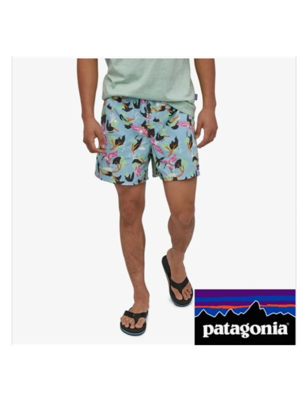 Patagonia Swim Trunks - Spoonbills - Large